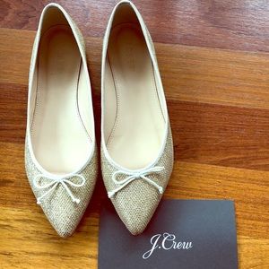 Jcrew sparkly pointy flats